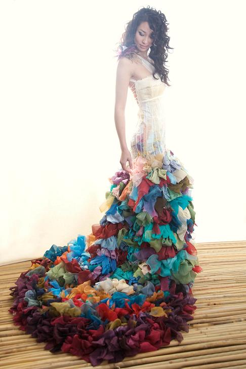 Crazy Colorful Wedding Dresses